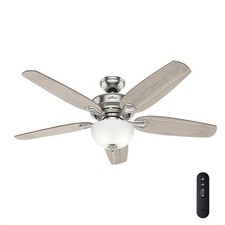 Hunter Fan 54 in Brushed Nickel Indoor Ceilin...