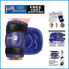 Flexible Gel Ice Wrap for Knee Injuries - Leak-Proof, Comfortable Cold Compress