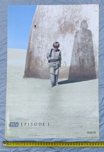 LOCANDINA poster affiche 50X35 cm STAR WARS EPISODE EPISODIO I 1999 H25 - Picture 2 of 5