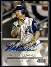 2015 Stadium Club Matt Williams #SCA-MW Arizona Diamondbacks Auto