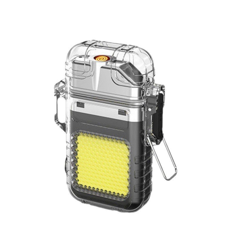 Rechargeable lighter waterproof transparent battery display lighter BLC