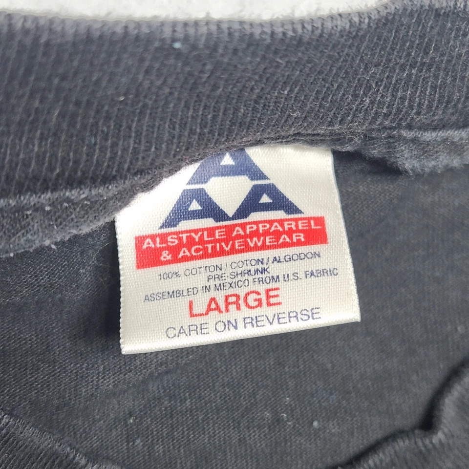 VINTAGE Roger Waters Shirt Large Black Pink Floyd The Wall In the Flesh - Image 3 of 4