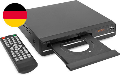 Reflexion DVD Player Mit HDMI, USB Und SCART, Lcd-Display, Fernbedienung, Schwar