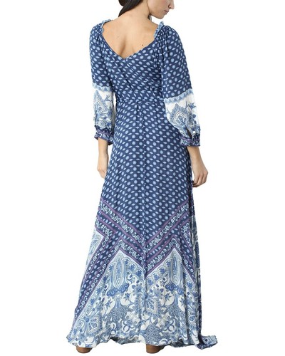 Hale Bob Wrap Maxi Dress Women's - Picture 2 of 6