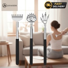 Portable Stainless Steel Backscratchers - Telescopic Hand, Bear & Eagle Claws