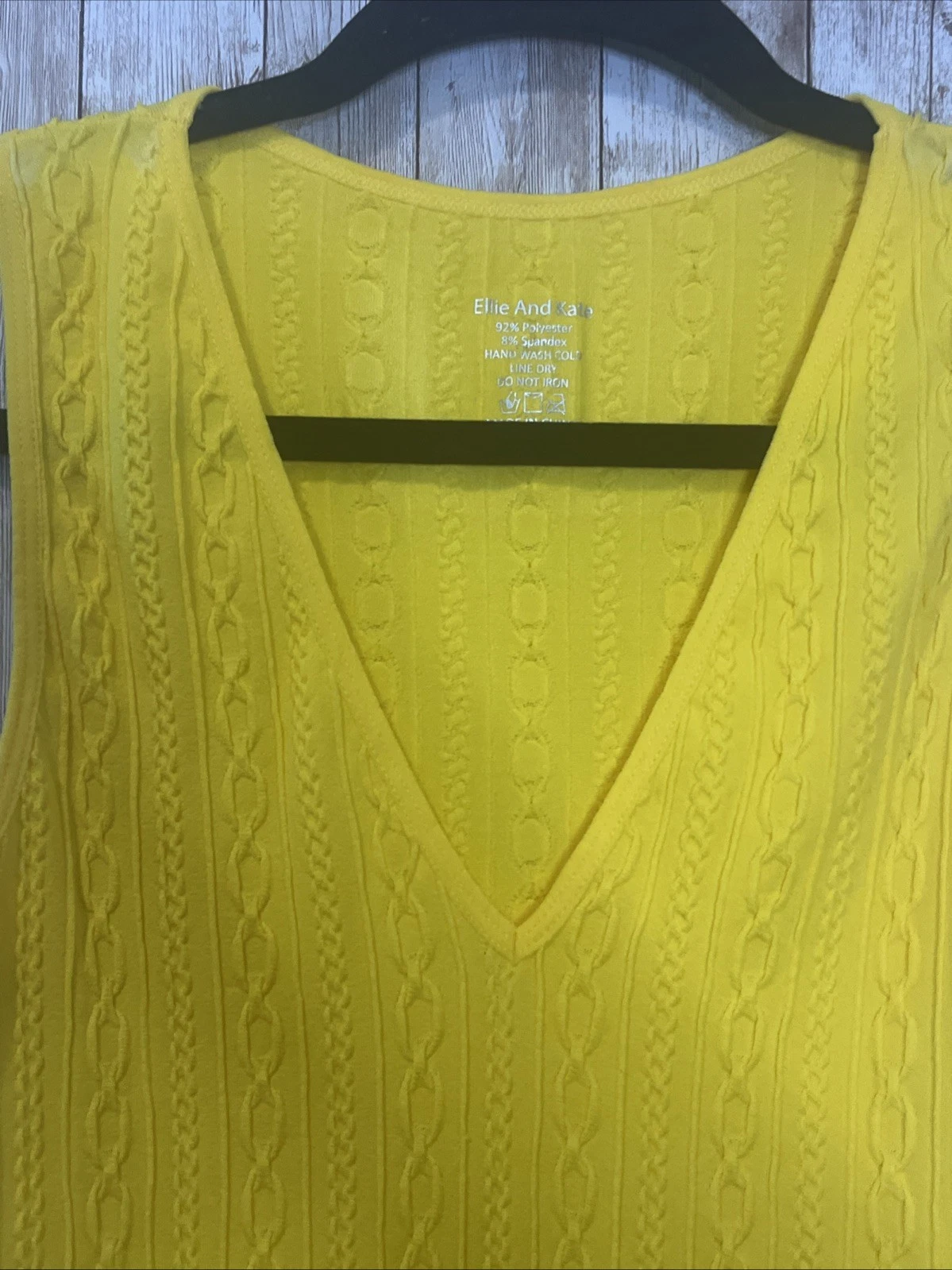 PALM ANGELS Maxi abito Ellie & Kate giallo body con spacco laterale senza maniche taglia unica