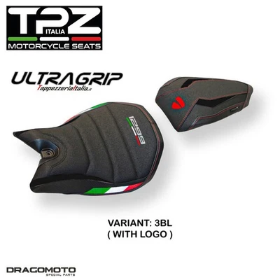 DUCATI PANIGALE 1299 2015-2018 tapisserie Selle DP19D-3BL-13 TPZ noir ULTRAGR... - Photo 1/4