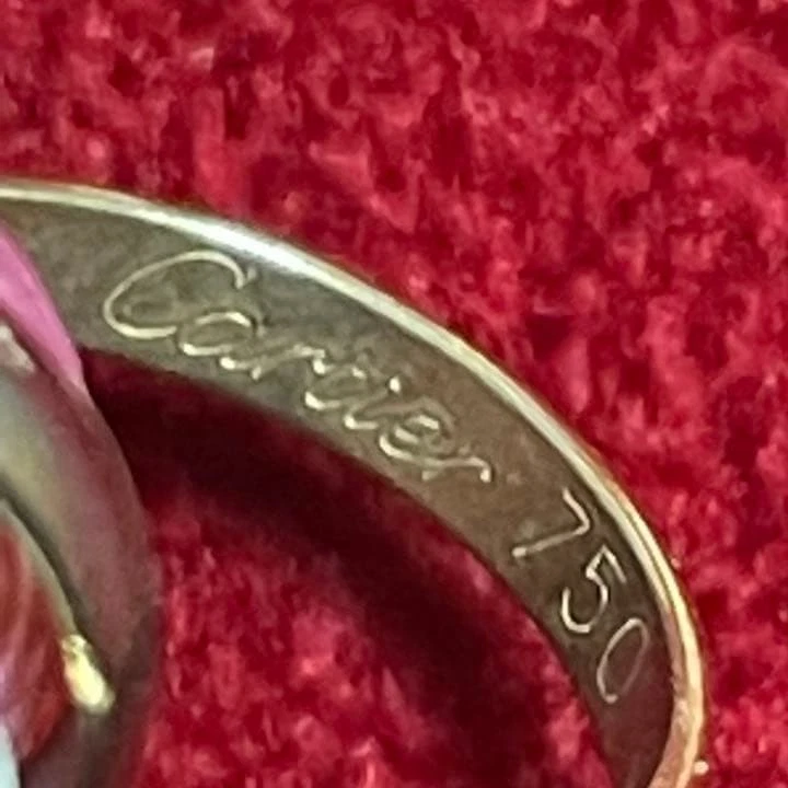 Pulsera Cartier Baby Trinity Oro Rosa Amarillo Blanco 18K Usada Foto 4 de 4