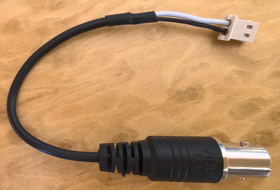 Video Anschlusskabel Adapter Platine 2,54mm Raster auf Koax-/BNC-Stecker # NEU - Bild 2 von 2
