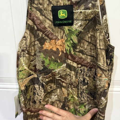 John Deere Camouflage Overalls Kids Size 7 NWT - Picture 7 of 8