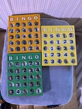 VTG Bingo Pop-O-Matic Vintage Game  Push Button Boards, Kohner 1973 LOT OF 3