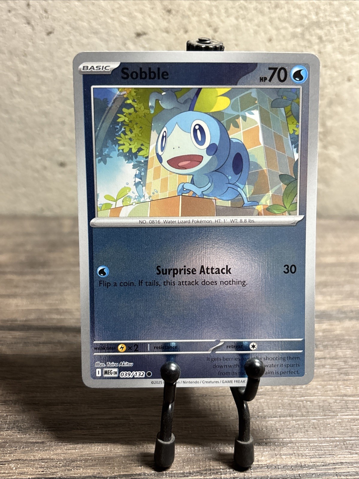Sobble 039/132 Me01: Mega Evolution Reverse Holo Common-Fast Shipping-NM!!