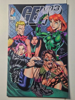 #ad #ad GEN 13 #1 SIGNED BY J. Scott Campbell Variant Cover Image Comics 1995 $54.99