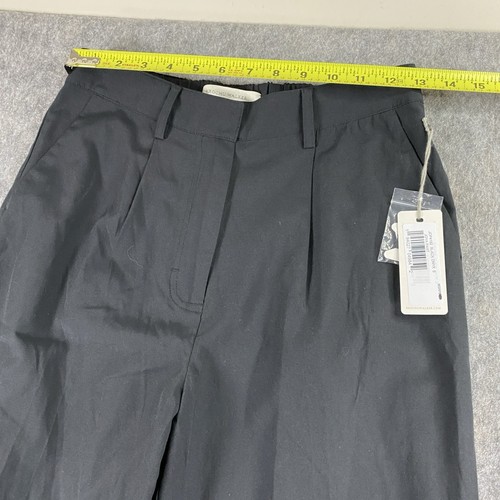 Brochu Walker Joya Pants Women's Small Black Onyx Quiet Luxury Wide Leg NWT $298 - Picture 7 of 17