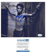 Manny Pacquiao "Pacman" AUTOGRAPH Signed Boxing Champion 8x10 Photo ACOA