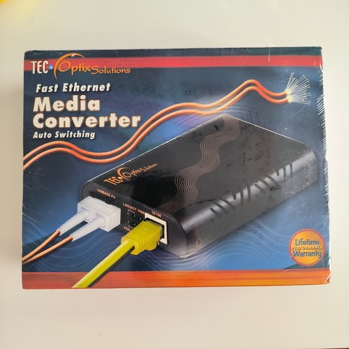 TEC Optix Solutions Fast Ethernet Media Converter MC-100SC-MM  - Picture 1 of 3