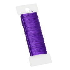 38Yard Floral Wire Flexible Paddle Wire 26 Gauge Florist Wire Purple