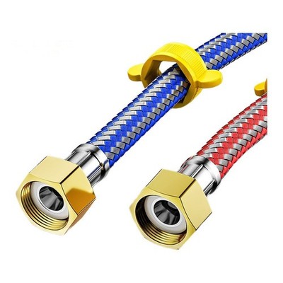 2 Stück Flexible Edelstahl Warmwasserbereiter Rohre für Küche Bad