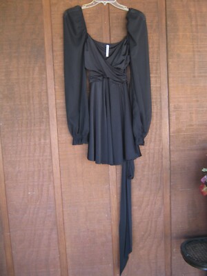Very sexy Lucy In The Sky Los Angeles Black Dress Party Dress Classy Medium  | eBay