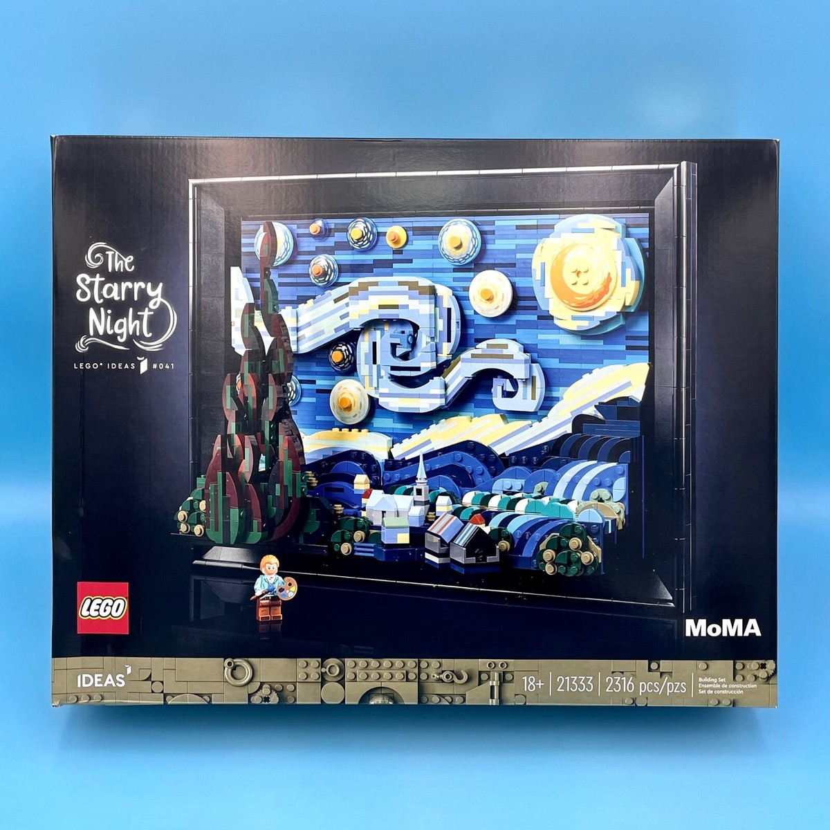 3体セット Vincent van Gogh The Starry Night LEGO Art Ideas: The Starry Night 21333 Vincent Van Gogh MiniFigure