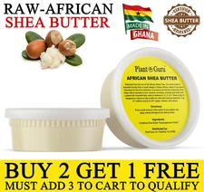 Raw African Shea Butter 8 oz. IVORY 100% Pure Organic Unrefined Natural Ghana 