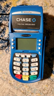 Hypercom Optimum T4210 Chase Bank Blue Works Ebay