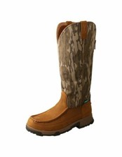 Twisted X Outdoor Boots Mens 17" Leather Mossy Oak Bottomland MXCBWS1