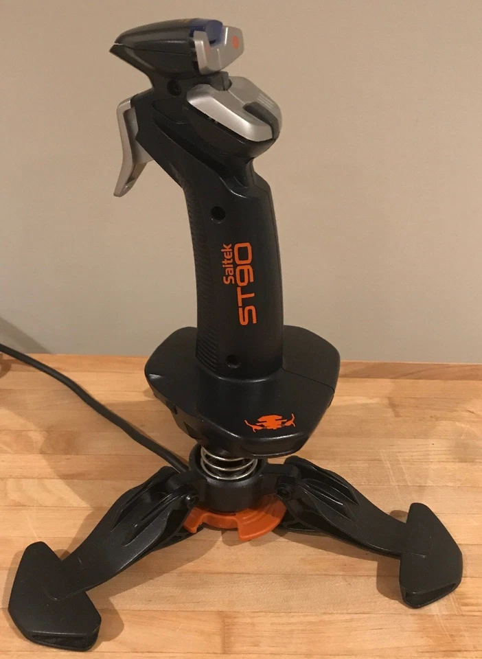 Saitek ST90 USB Joystick For PC Fast Actio Trigger 2 Fire Buttons - Image 3 of 4