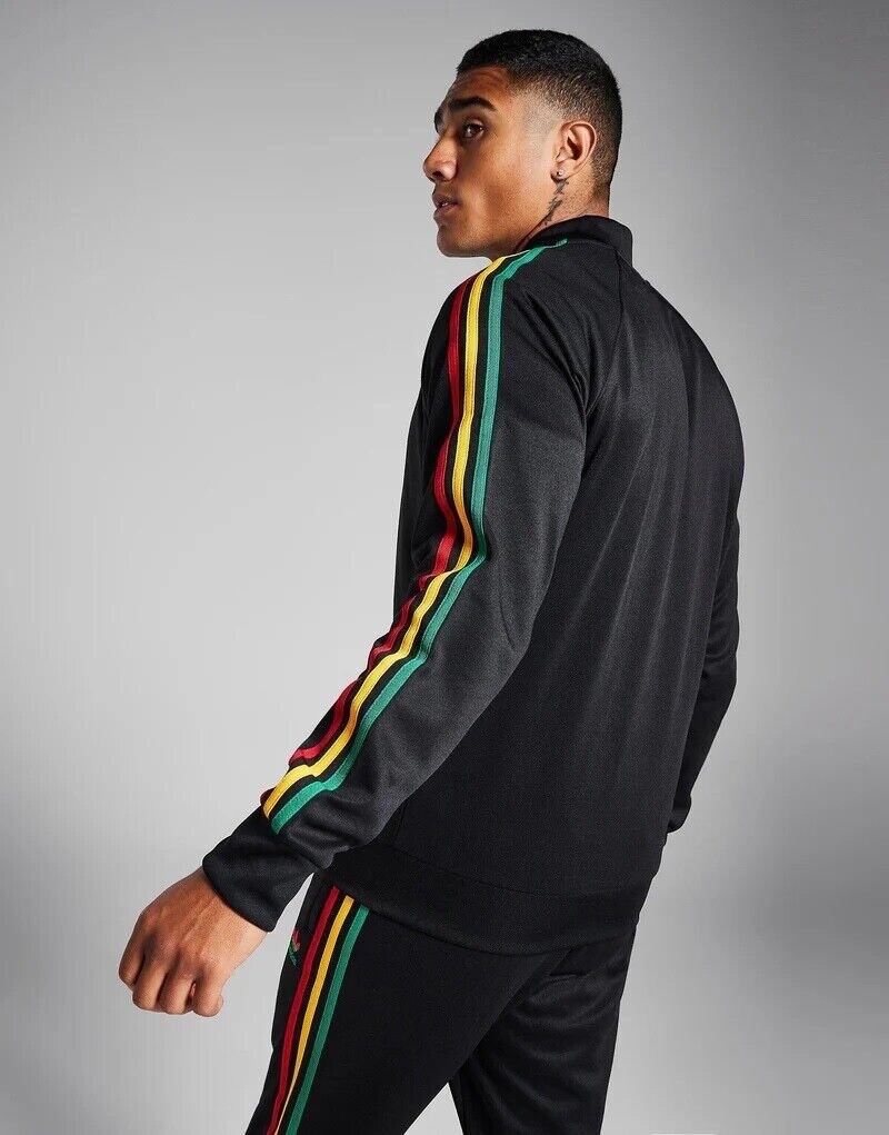 Adidas Originals RASTA Track Top JACKET Jamaica Mens | eBay