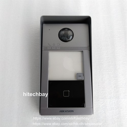 IP Video Intercom DS-KV8113-WME1(C) Door Station Doorbell PoE WiFi + Rain Cover - Afbeelding 2 van 5