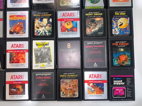 Lot of 40 Assorted Atari 2600 Games, No Duplicates, Some Rare, See Photos #1 - Picture 6 of 7