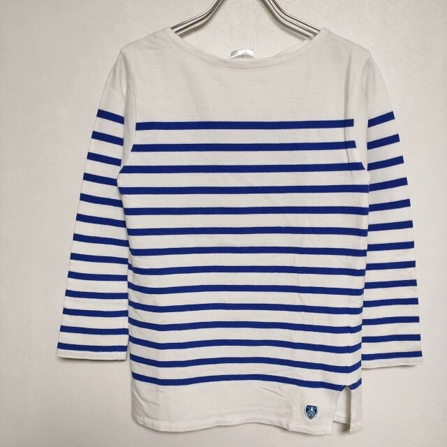 ORCIVAL border Long-sleeved T-shirt Tops Long T-shirt White ORCIVAL border Long-sleeved T-shirt Tops Long T-shirt White