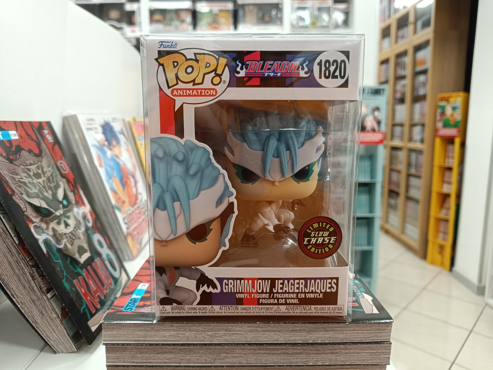 FUNKO POP! GRIMMJOW JEAGERJAQUES 1820 - CHASE EDITION - BLEACH - ORIGINAL VINYL