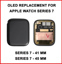 For Apple Watch iWatch Series 7 OEM OLED LCD Display Screen Replacement 41 45 MM