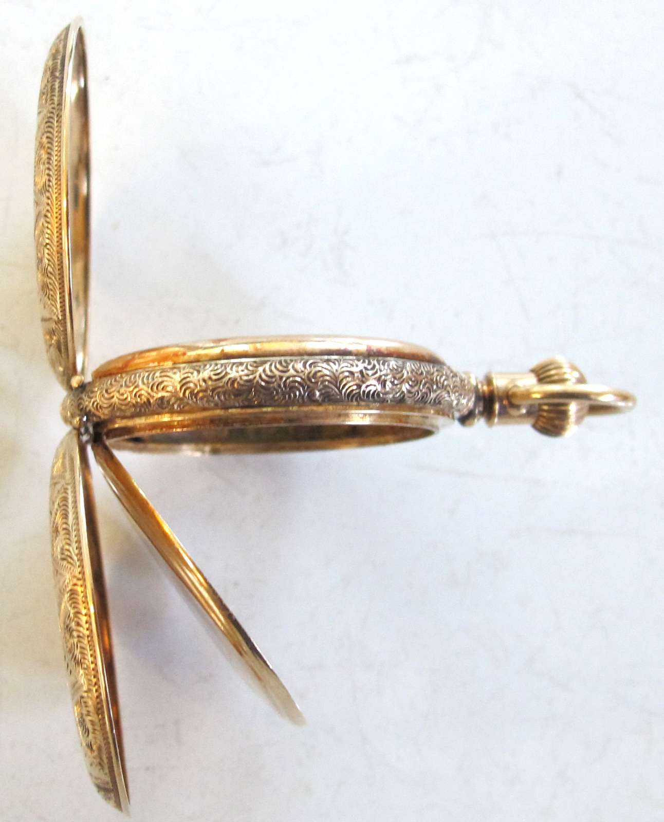 14K SOLID GOLD PocketWatch Case Only - Brooklyn W… - image 8