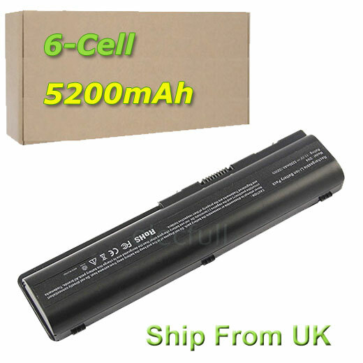 DTK Ersatzakku Für HP Laptop DV4 DV5 DV6, G60, G70, CQ40 Serie – 10,8V, 5200mAh, Li-Ion, Mit Schutzschaltung