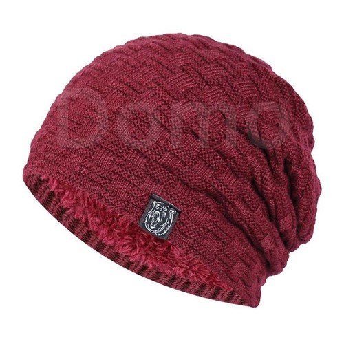 Beanie Hat Slouch Mens Ladies WOOLLY Wintet thermal Insulation Knit UNISEX SOFT - Picture 7 of 15