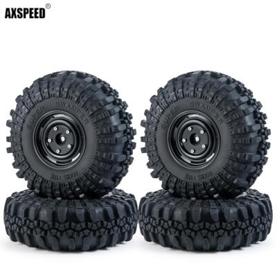 AXSPEED 1.9'' Wheel Rim Felgen Räder Reifen für 1/10 RC Axial SCX10 D90 TRX4 Auto