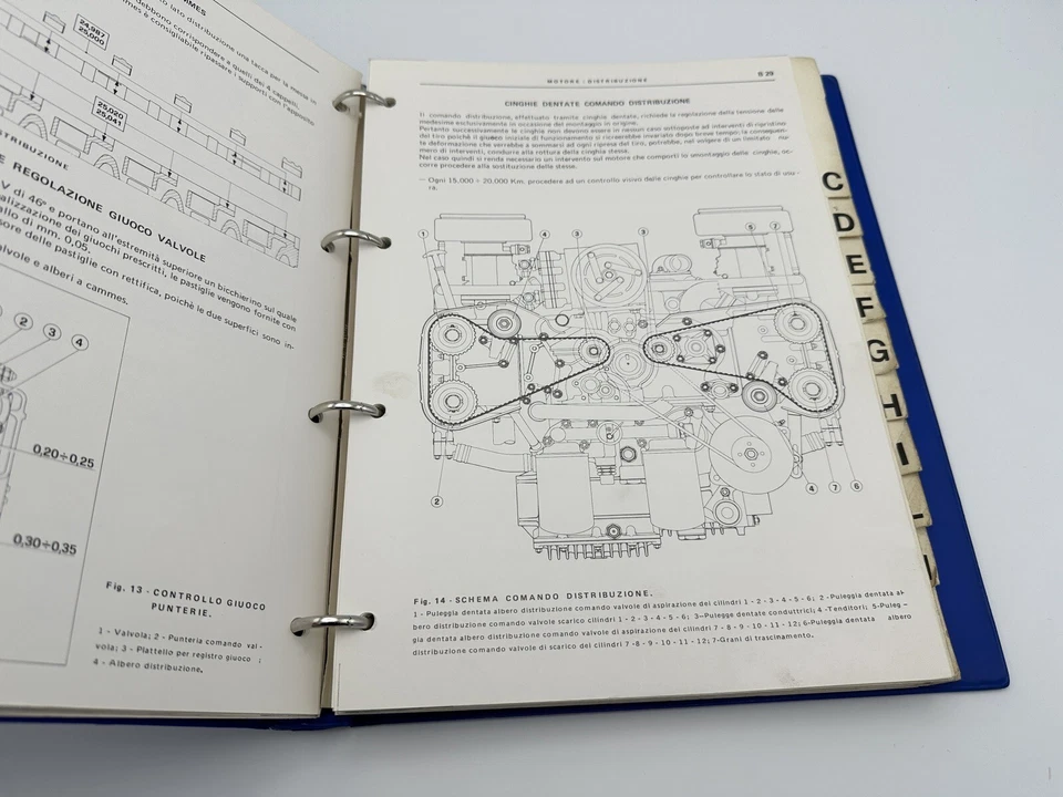 Ferrari 365 GT4 BB MANUAL DE TALLER 1975 | INSTRUCCIONES DE REPARACIÓN HANBOOK #106/75 Foto 3 de 4