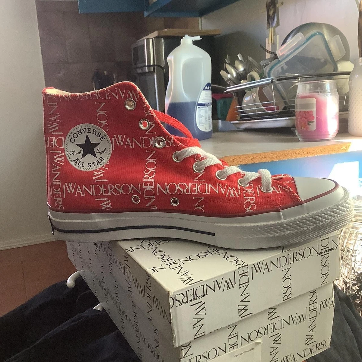 Converse jw anderson clearance red