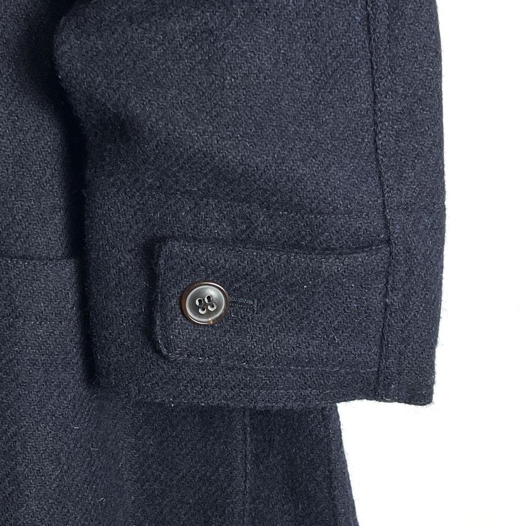Nigel Cabourn WOOL NAM COAT Harris Tweed Navy Size 46 Used Nigel Cabourn WOOL NAM COAT Harris Tweed Navy Size 46 Used