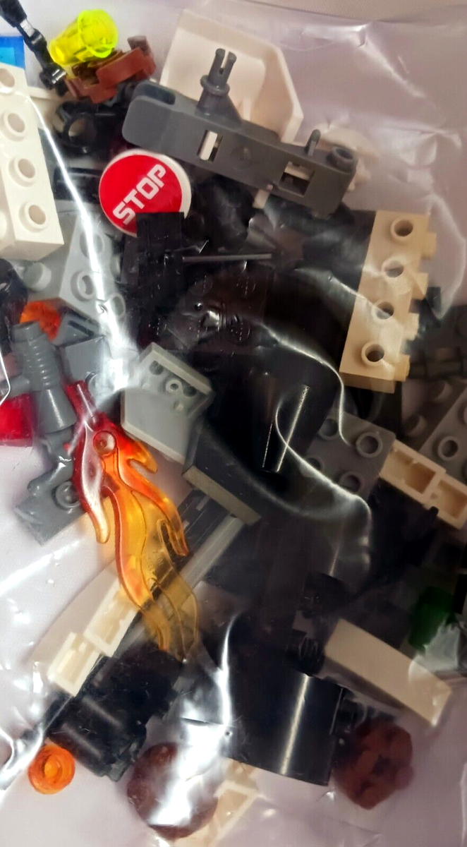 5 LEGO INCOMPLETE SETS NINJAGO, POWER RANGERS, ATLANTIS, SPACE