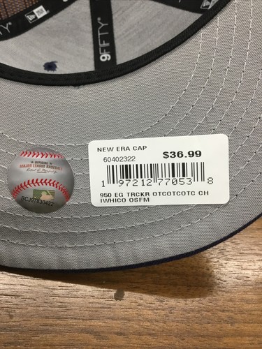 New Era 9Fifty Chicago White Sox Blue Snap Back Trucker Hat One Size  - Picture 6 of 6