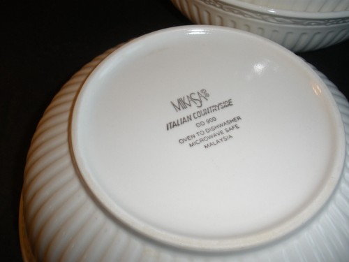 Set of 6 Mikasa Italian Countryside DD900 Lg Soup/Cereal Bowls 7 1/4" MINT - 第 4/8 張圖片