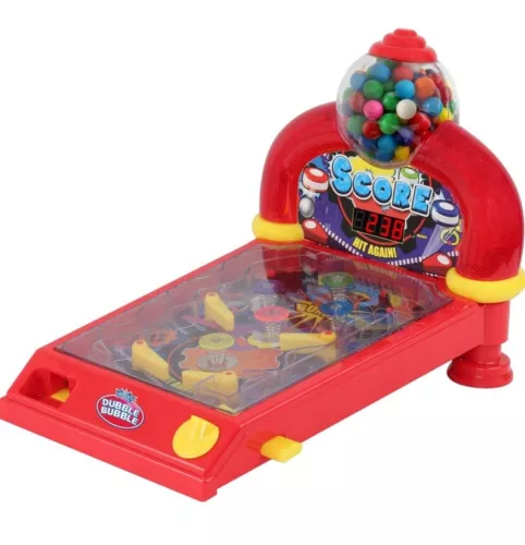 Dubble Bubble Arcade Pinball Machine and Bubble Gum Dispenser DB100P