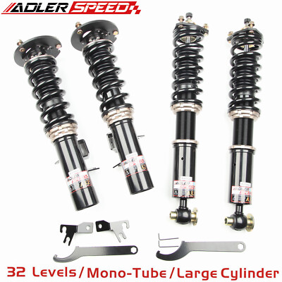 for 89-95 BMW 5 Series RWD E34 Coilovers Kit 32 Clicks Adj. Damper by ADLERSPEED