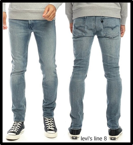 LEVIS jeans da uomo donna pantaloni LEVI'S in cotone elasticizzato denim  line 8 | eBay