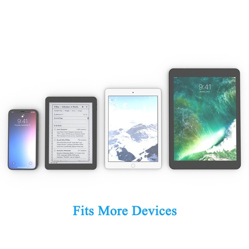 Universal Kitchen Tablets Wall Mount Holder for Smartphones,eReader - iPad Pro - Picture 6 of 12
