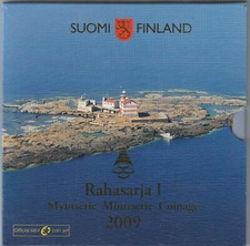 FINLANDE COFFRET EUROS 2009 NEUF FDC - 8 MONNAIES + 1 MEDAILLE