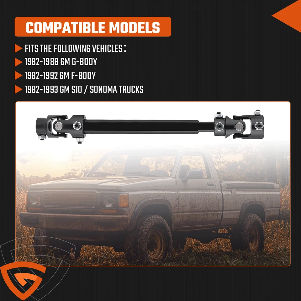 New Steering Shaft For Chevrolet Camaro Pontiac Firebird 1982-1992 71223022HKR - Image 4 of 4